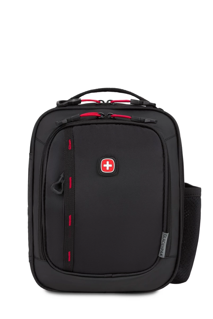 SWISSGEAR 2679 2-in-1 Toiletry and Tech Organizer Bag - Water-Resistant Travel Toiletry Kit with USB Port, Dark Gray Heather