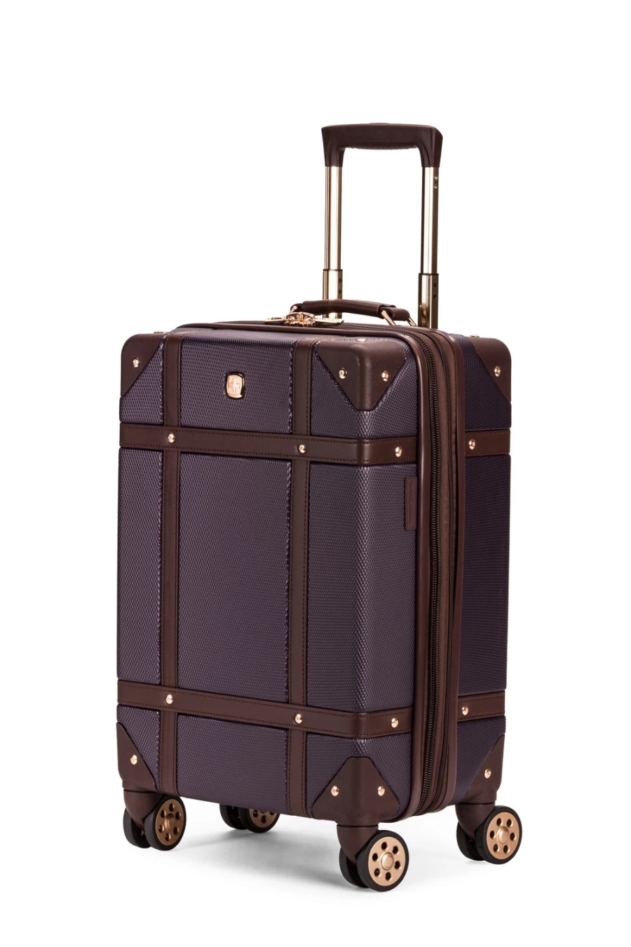 SWISSGEAR 7739 19" Expandable Carry-On Spinner Luggage with Trunk Design for Travel