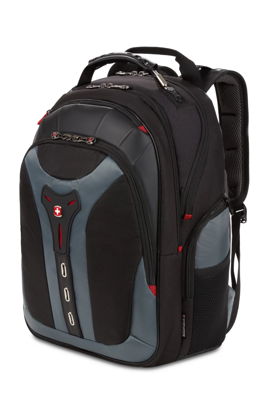 SWISSGEAR 17 Inch Laptop Backpack - Black Blue Wenger Pegasus Style Business Travel Computer Bag
