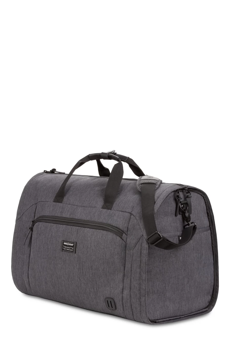 SWISSGEAR Getaway XL 23" Duffel Bag - Large Travel Duffle for Gym, Sports & Weekend Trips, Durable Dark Gray Carryall with Multiple Pockets