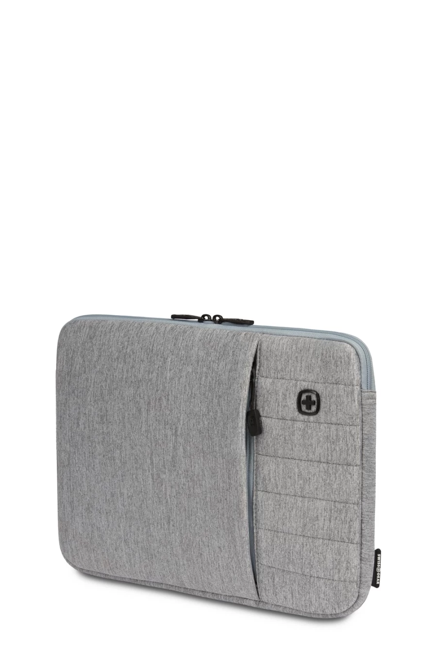 SWISSGEAR 2689 16-Inch Padded Laptop Sleeve for MacBook & Notebooks - Light Gray Heather Protective Case