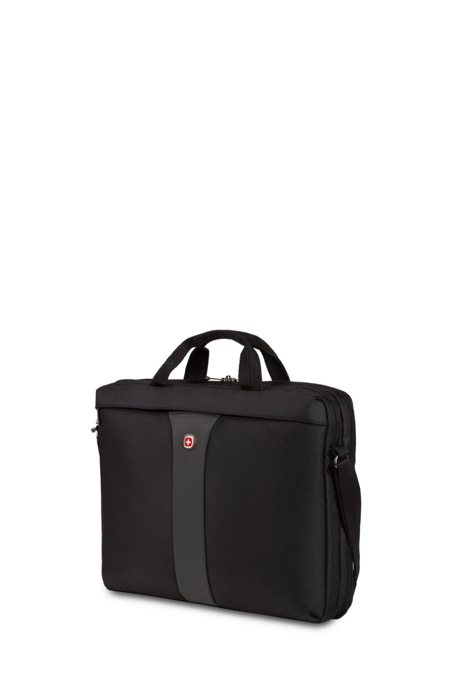 SWISSGEAR 17 Inch Slim Laptop Briefcase - Black Business Travel Carry-On