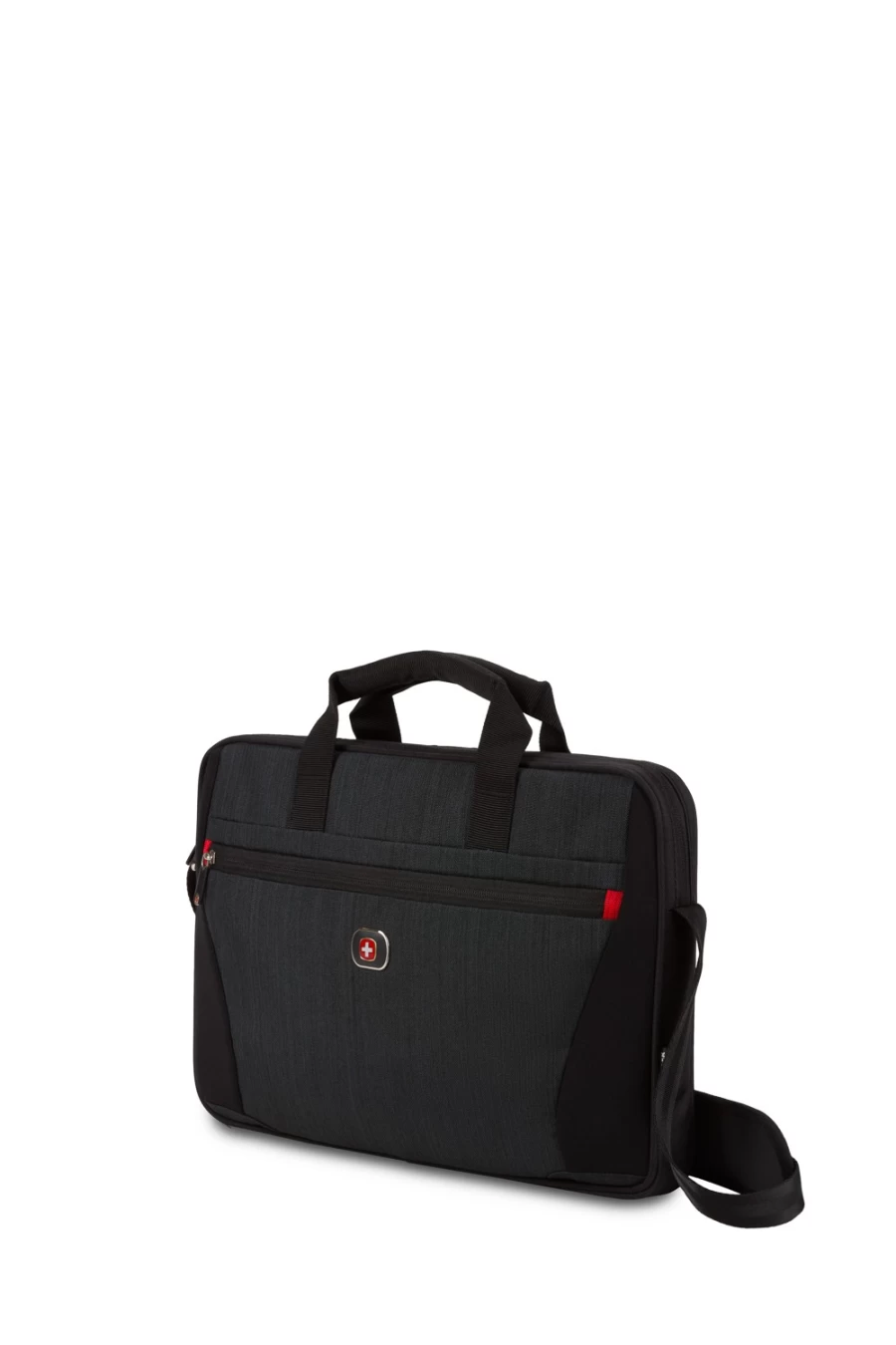SWISSGEAR 16 Inch Laptop Slim Case - Wenger Structure Dark Brushed Slate Briefcase
