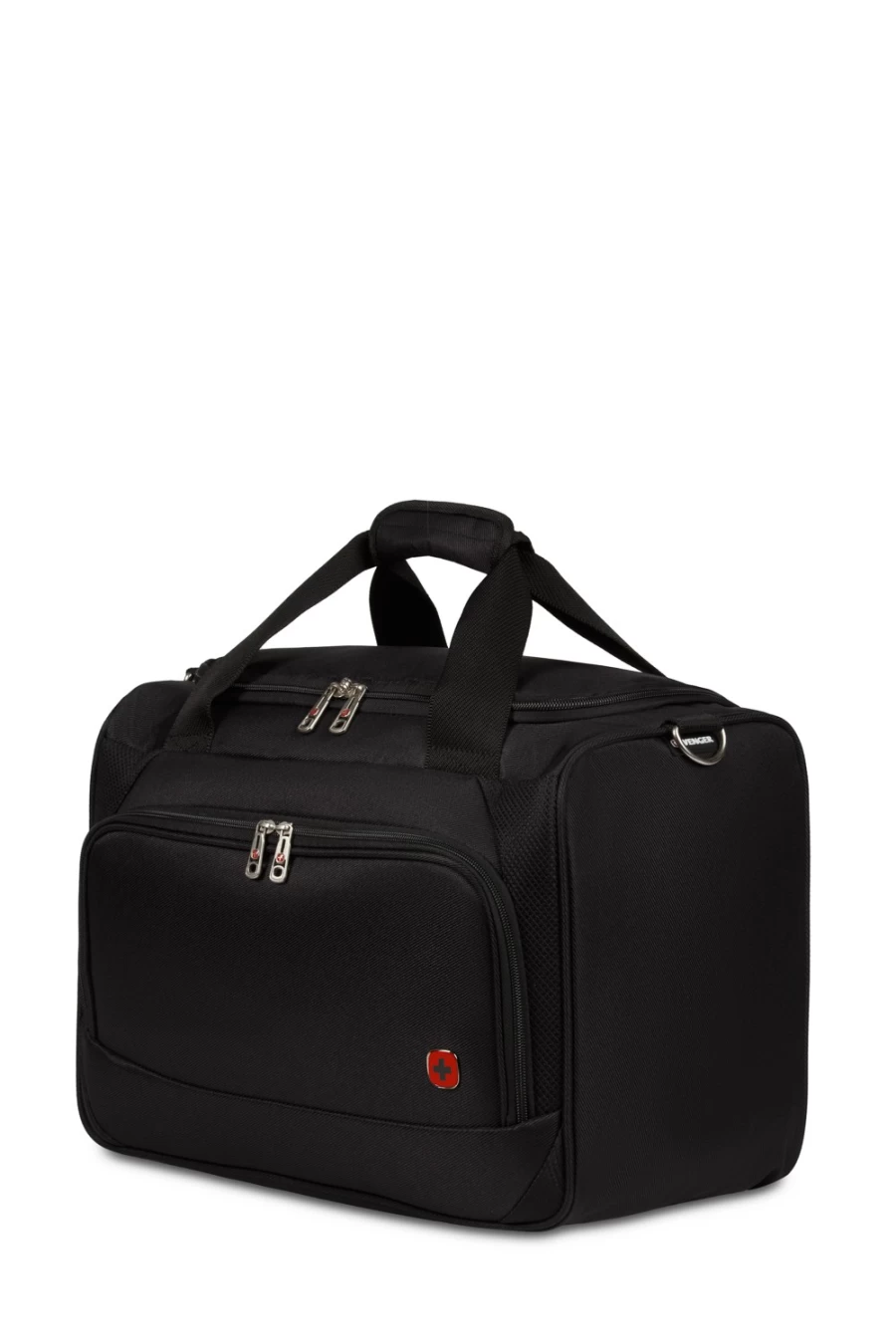 SWISSGEAR 18-Inch Black Carry-On Duffel Bag - Durable Travel Luggage with Spacious Compartment