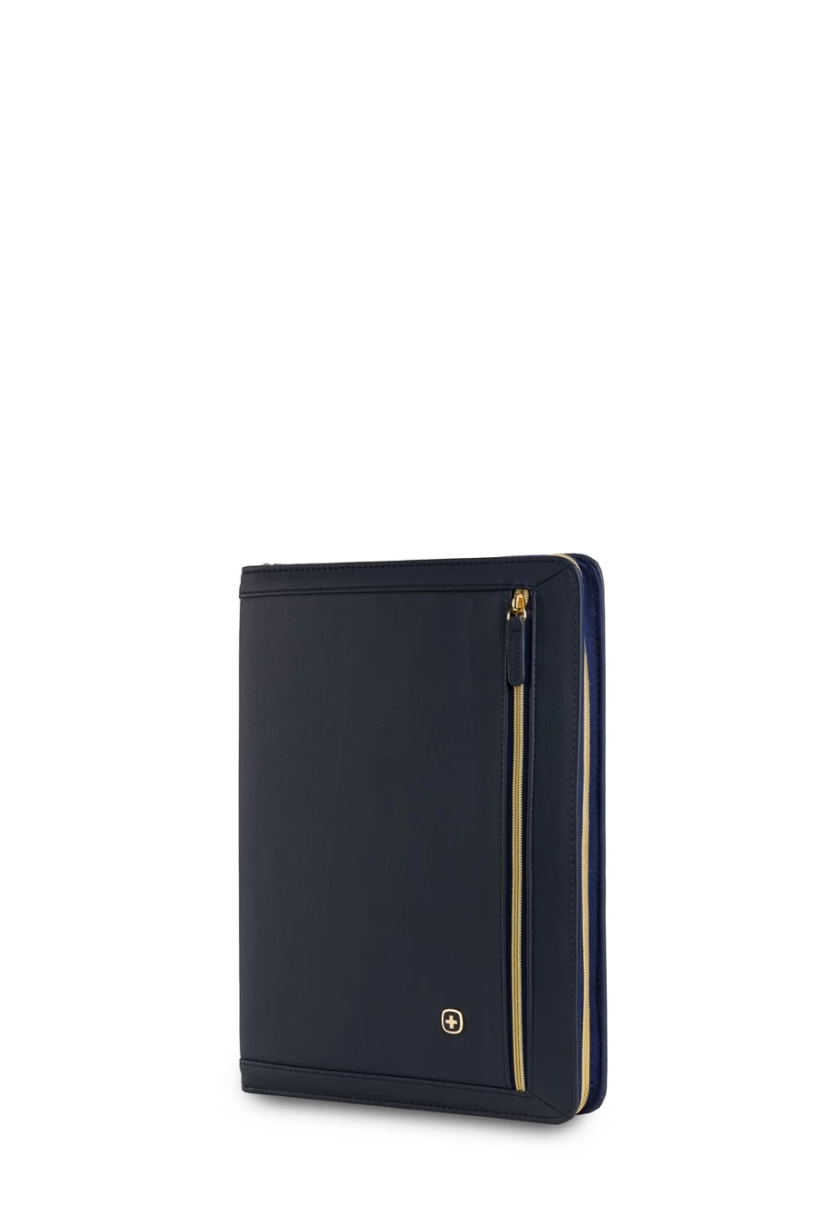 SWISSGEAR Amelie Zippered Padfolio with Organizer - Stylish Leather Portfolio for Business & School