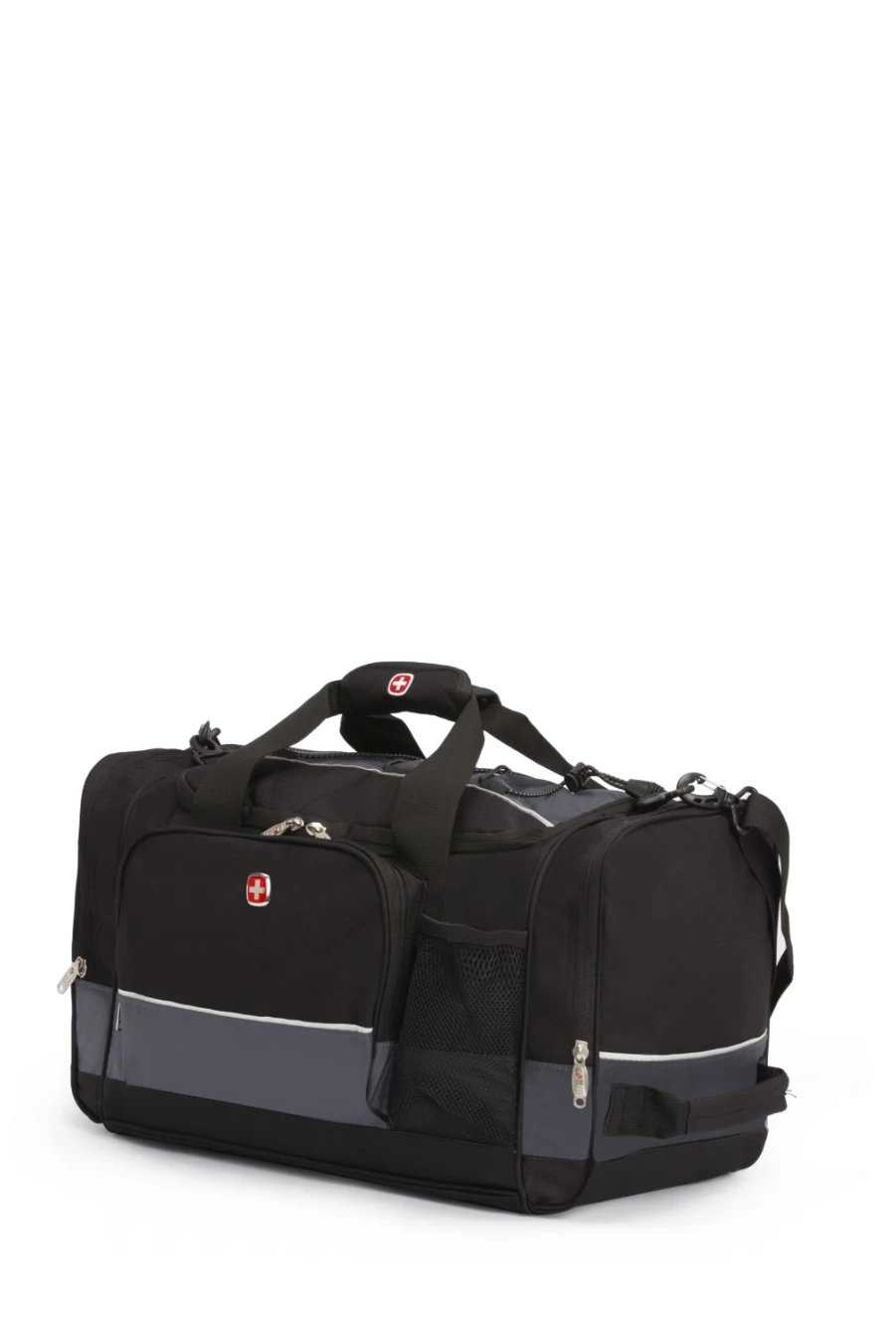 SWISSGEAR 28-Inch Apex Duffel Travel Bag - Durable Polyester Luggage for Men & Women, Spacious Carry-On with Multiple Pockets, Black