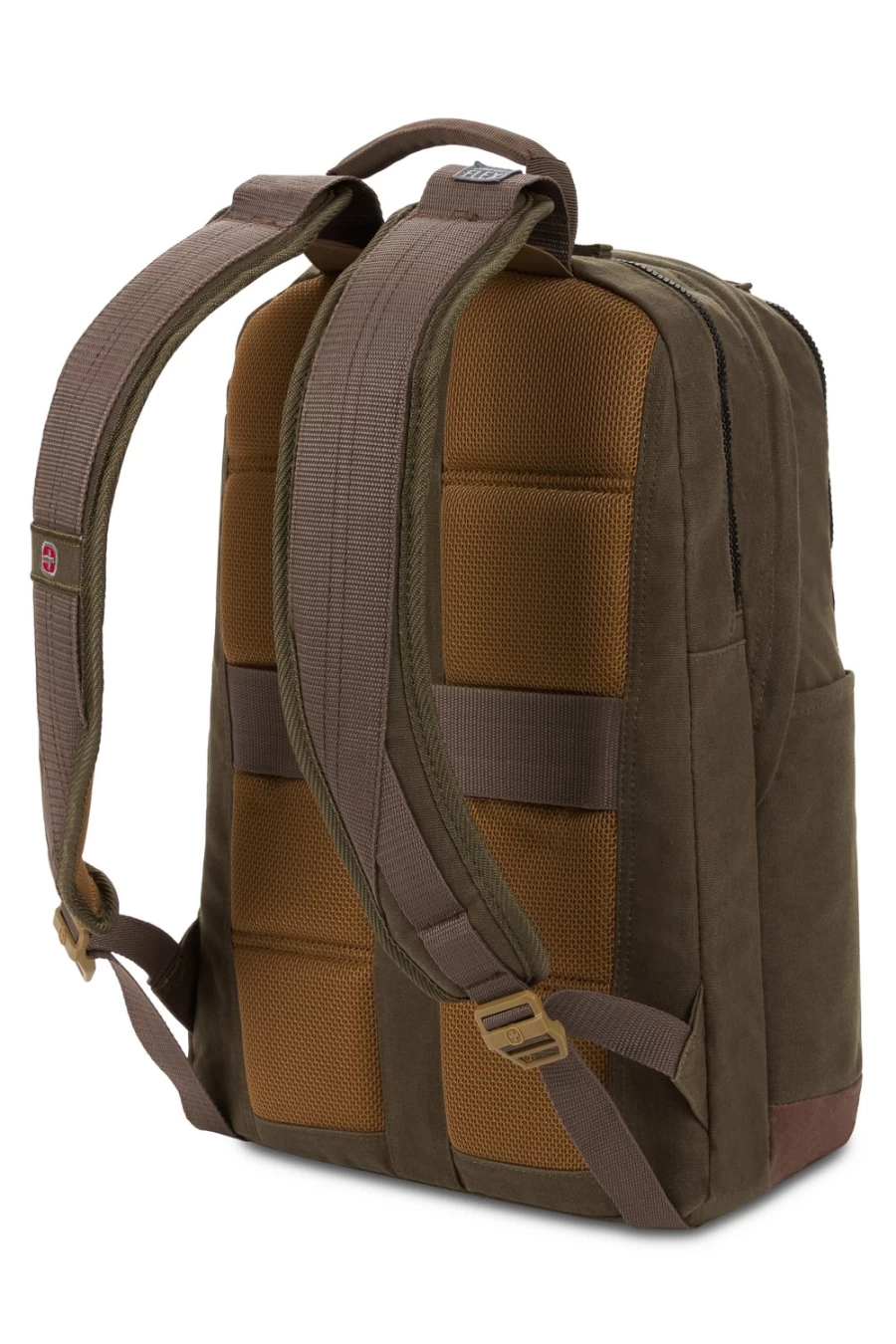 SWISSGEAR 16 Inch Laptop Backpack Olive - Durable Travel Backpack with USB Port, Spacious Compartment for Work & School