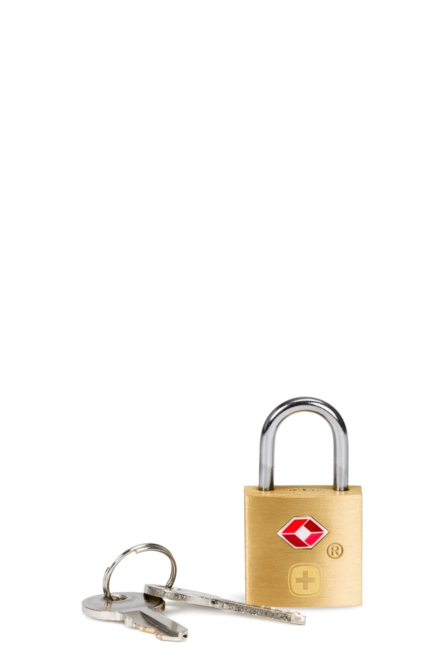 SWISSGEAR Brass Key Lock - Secure Single Key Lock with Durable Brass Construction