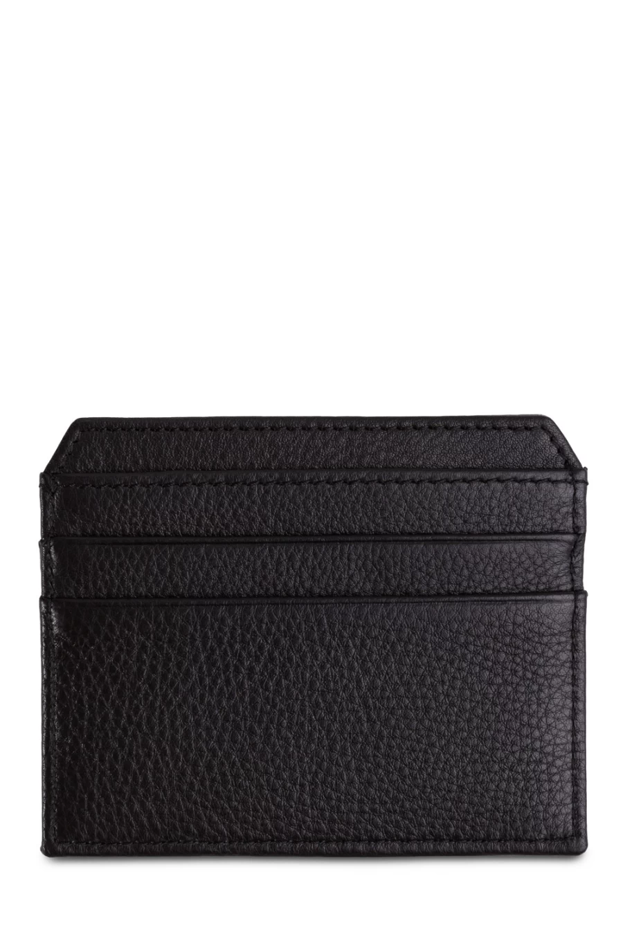 SWISSGEAR Black Ultra Slim Leather Card Holder Wallet for Men & Women - RFID Protection