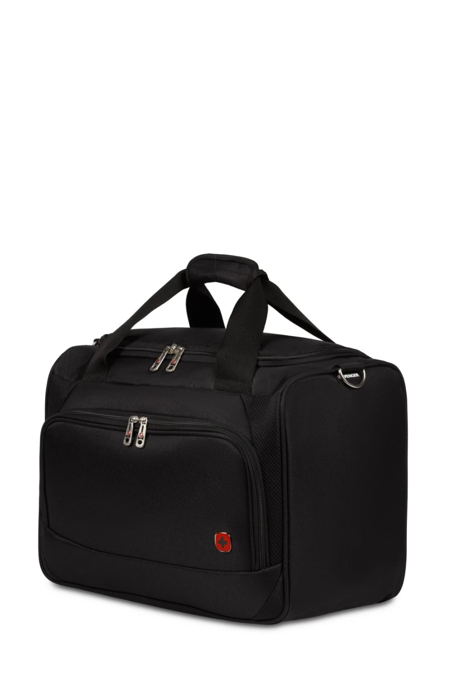 SWISSGEAR 18-Inch Black Carry-On Duffel Bag - Durable Travel Duffel with Spacious Interior for Gym, Sports & Weekend Trips