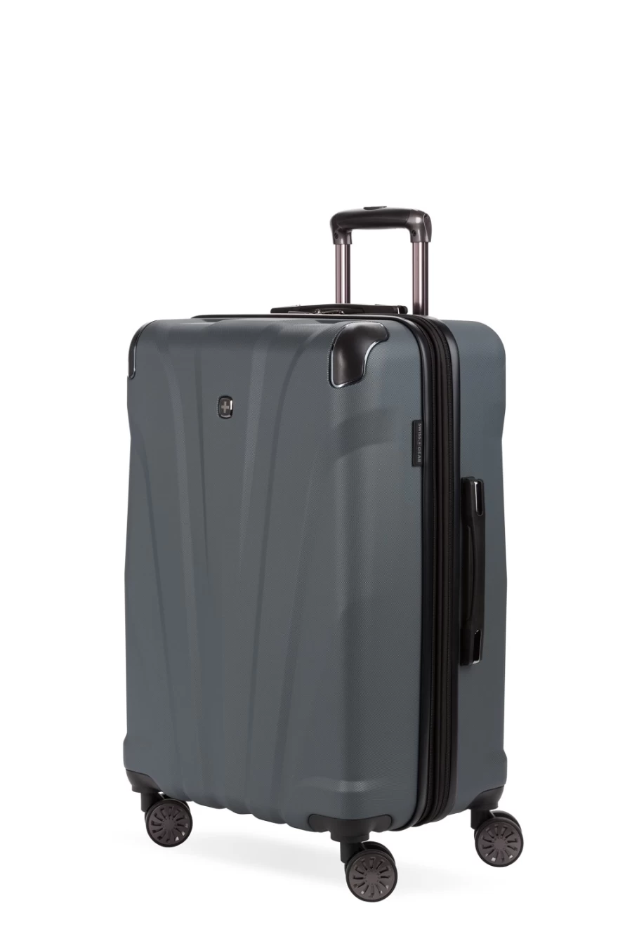 SWISSGEAR 7330 Cascade 24-Inch Expandable Hardshell Spinner Suitcase, Lightweight Luggage with 360-Degree Wheels
