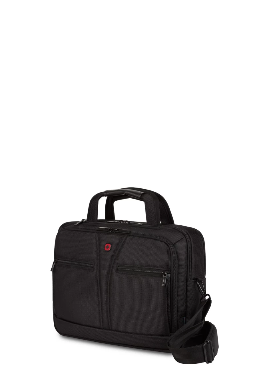 SWISSGEAR 16 Inch Laptop Briefcase for Business - Professional Black Computer Bag with Durable Design