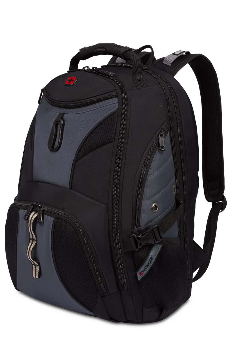 SWISSGEAR 8121 Scansmart Gaming Laptop Backpack with USB Charging Port - Black