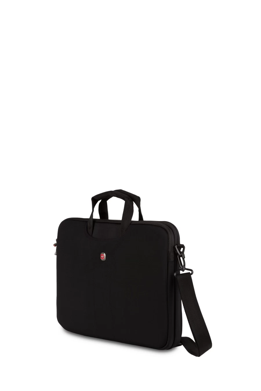 SWISSGEAR Legacy 16 Inch Ultra Slim Laptop Briefcase - Black Business Laptop Bag for Professionals