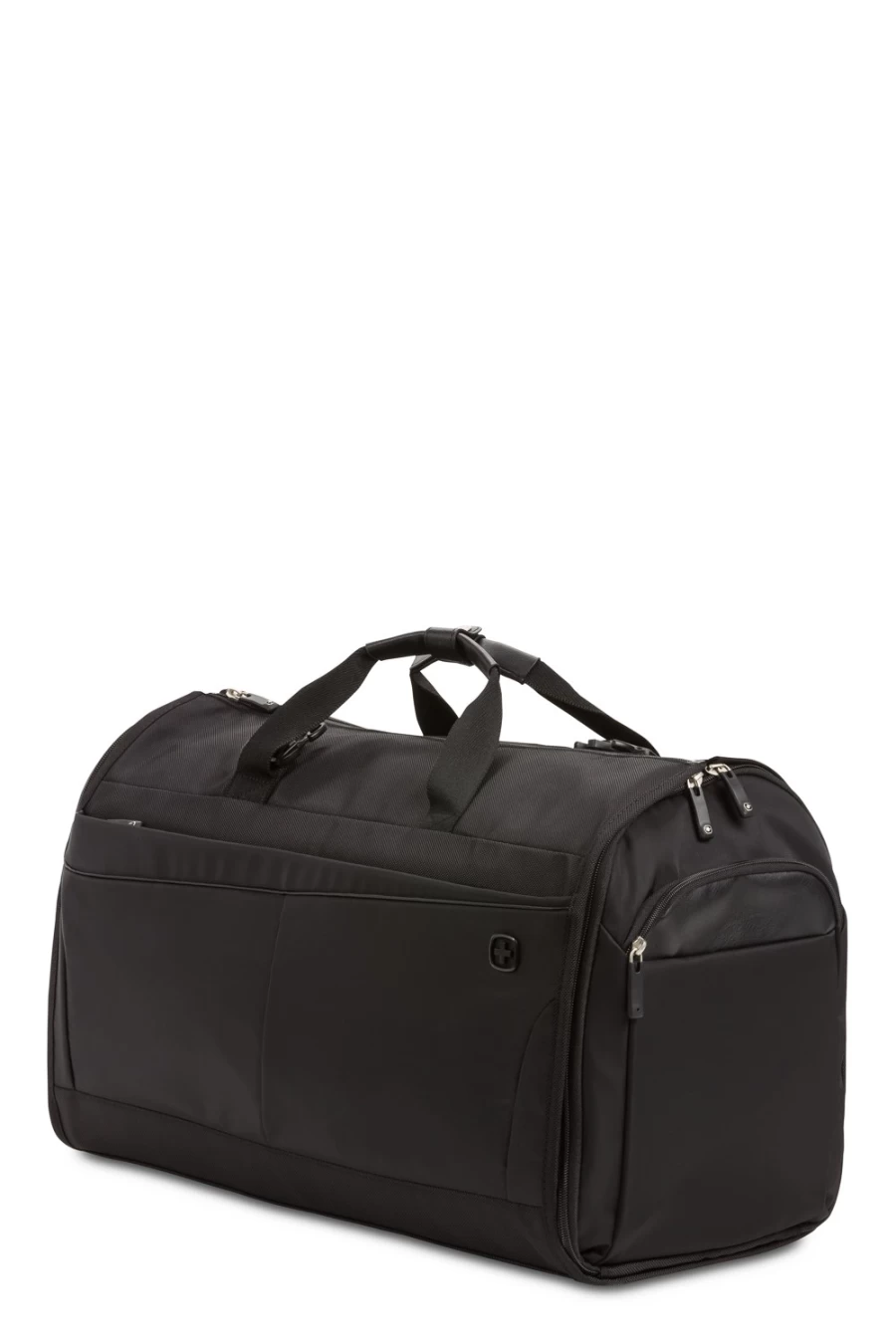 SWISSGEAR 6067 21-Inch Black Garment Duffel Bag for Travel & Gym - Durable Carryall with Spacious Compartment