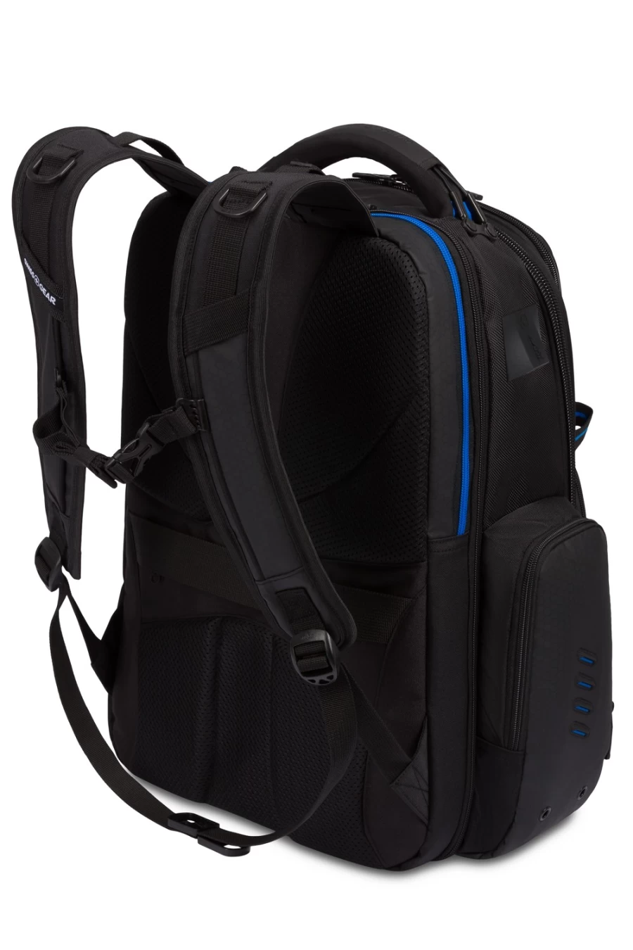 SWISSGEAR 8121 Scansmart Gaming Laptop Backpack with USB Charging Port - Black