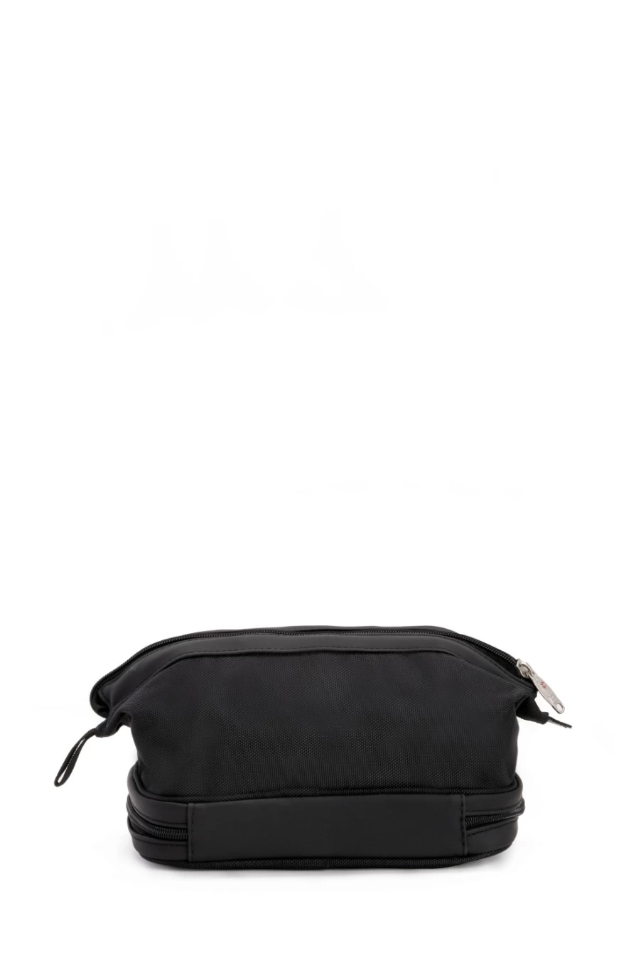 SWISSGEAR 8756 Deluxe Travel Toiletry Bag with Hanging Hook, Durable Water-Resistant Fabric, Spacious Organizer for Toiletries and Cosmetics
