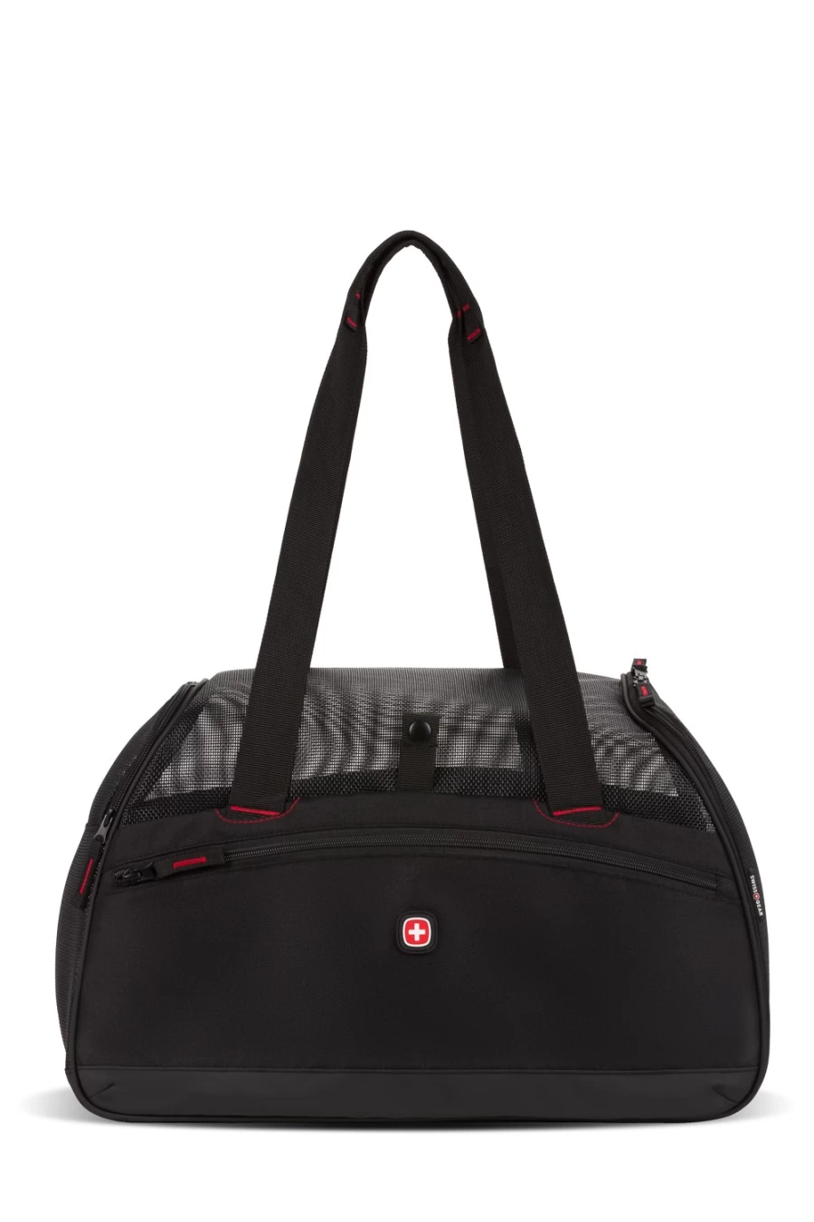SWISSGEAR 3325 Airline Approved Underseat Pet Carrier for Small Dogs and Cats - Lightweight Travel Carrier with Ventilation and Storage Pockets