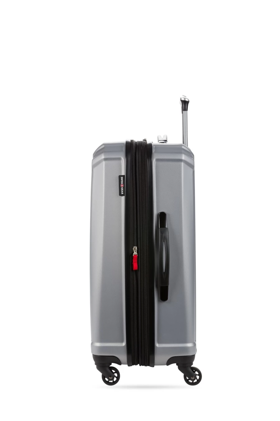 SWISSGEAR 3750 23" Expandable Hardshell Spinner Suitcase - Silver Luggage for Travel
