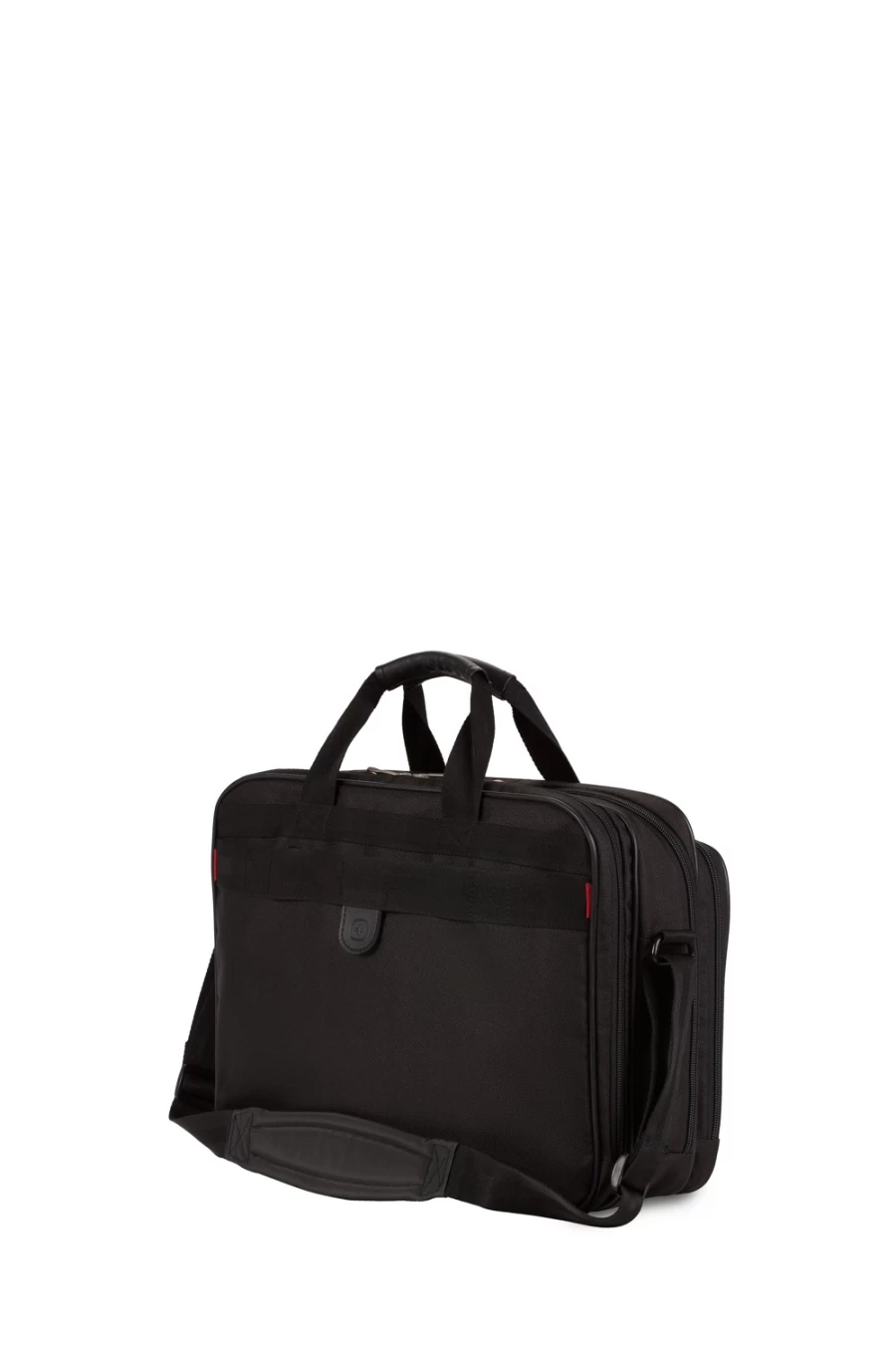 SWISSGEAR 16 Inch Laptop Briefcase - Black Business Laptop Bag with Durable Design for Men & Women