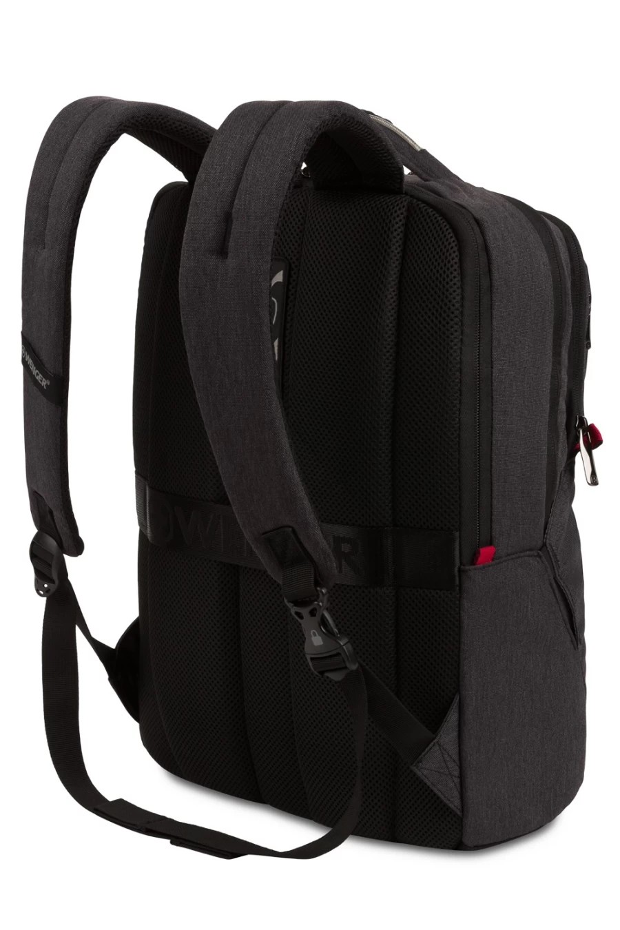 SWISSGEAR Professional 16 Inch Laptop Backpack - Durable Charcoal Heather Travel Backpack for Men & Women
