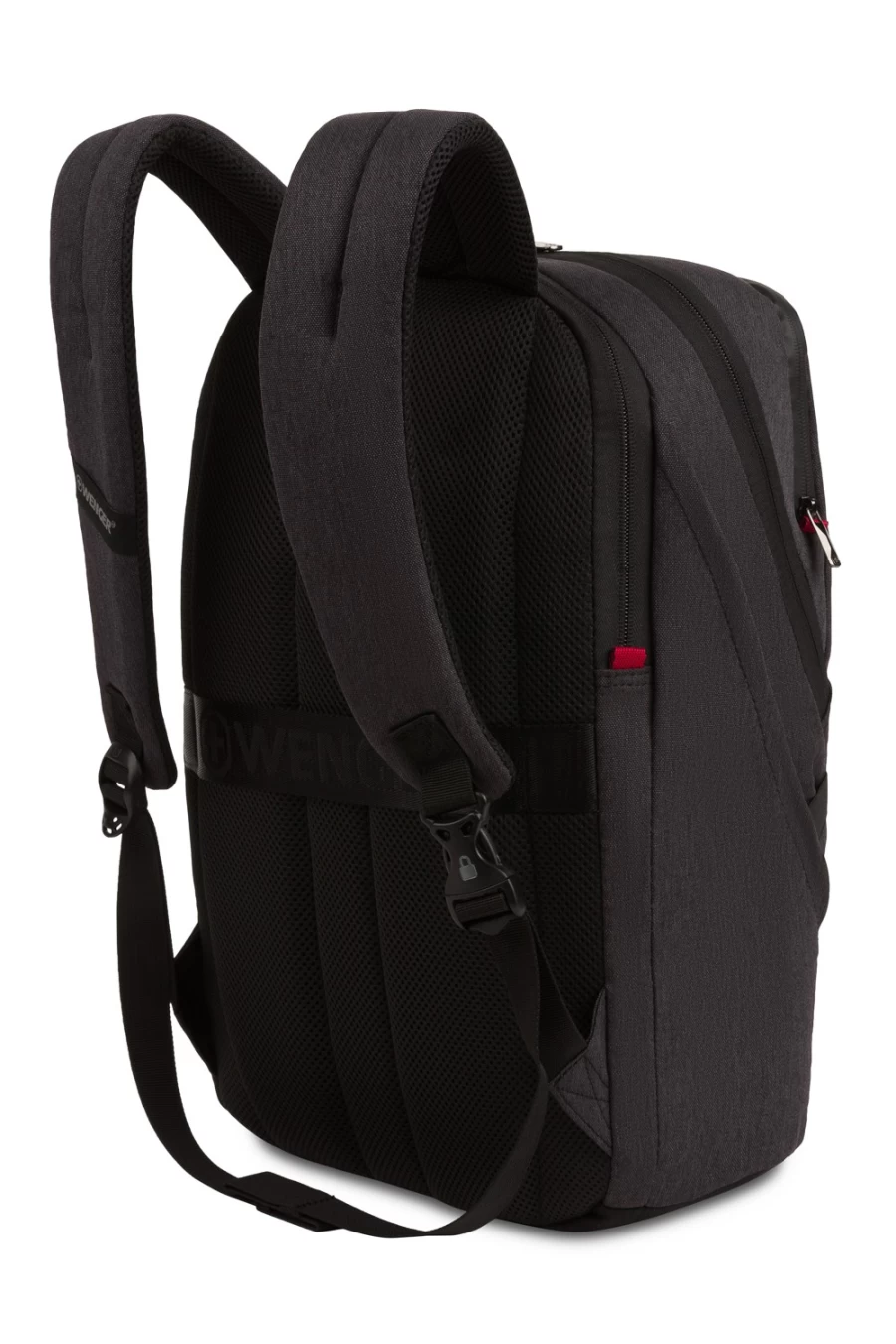 SWISSGEAR 16 Inch Laptop Backpack - Lightweight Durable Charcoal Heather Design for Travel & Work