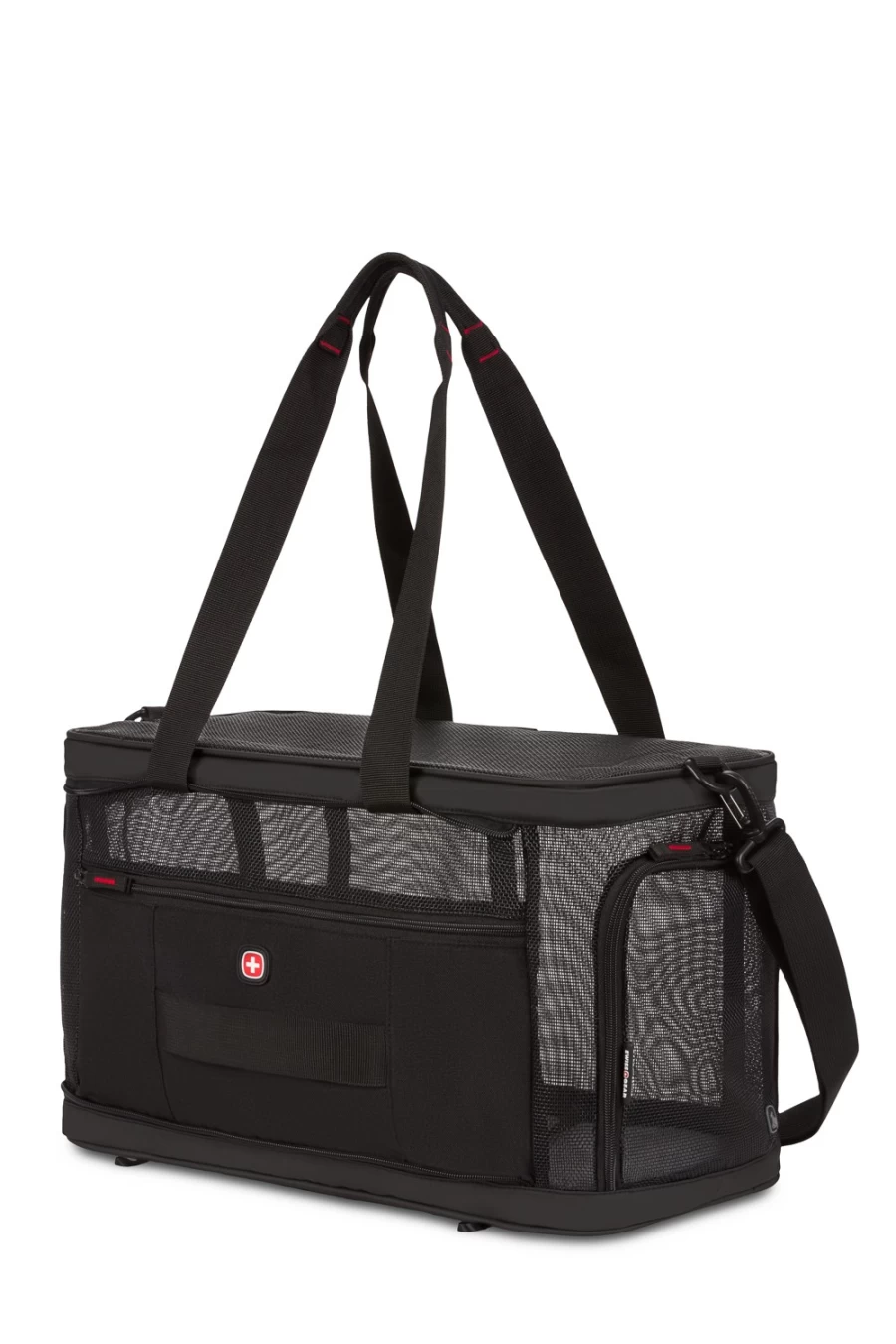 SWISSGEAR 3328 Weekender Pet Carrier – Airline Approved Travel Bag for Small Dogs & Cats, Durable & Lightweight with Ventilation Mesh, Easy-Clean Design