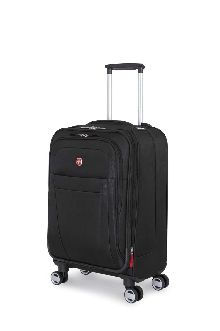 SWISSGEAR 6305 19" Expandable Carry-On Spinner Suitcase, Lightweight Hardshell Luggage with 360° Wheels, TSA Lock, USB Port & Large Capacity for Travel