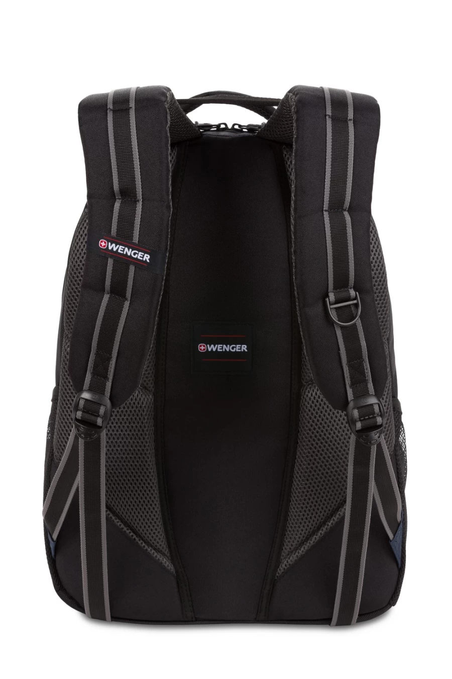 SWISSGEAR 16 Inch Laptop Backpack for Men & Women, Durable Blue Gray Travel Backpack with USB Charging Port, Water Resistant College School Business Work Backpack