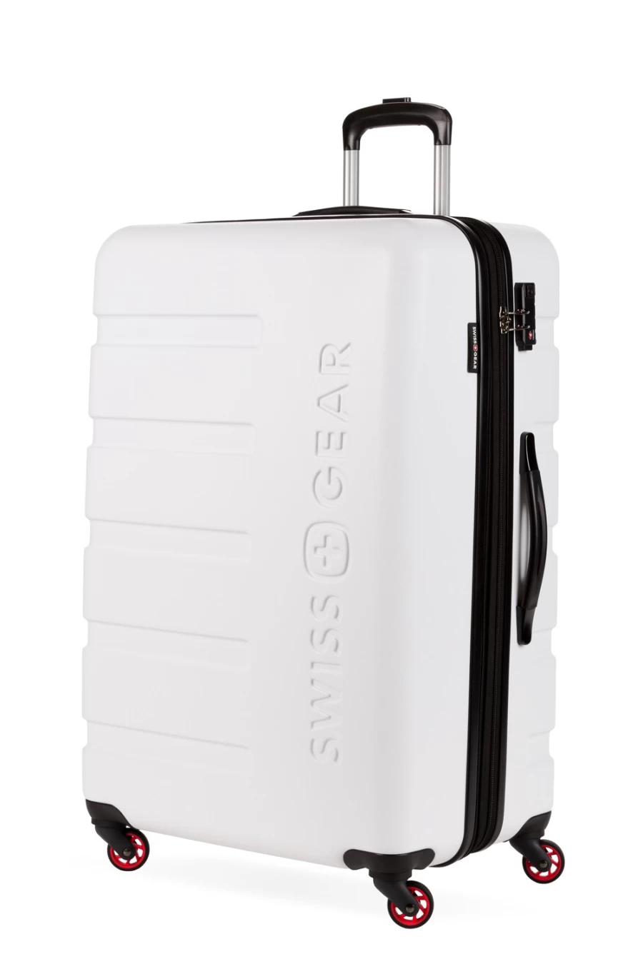 SWISSGEAR 7366 27-Inch Expandable Hardshell Spinner Suitcase, Durable Lightweight Checked Luggage with 360° Wheels