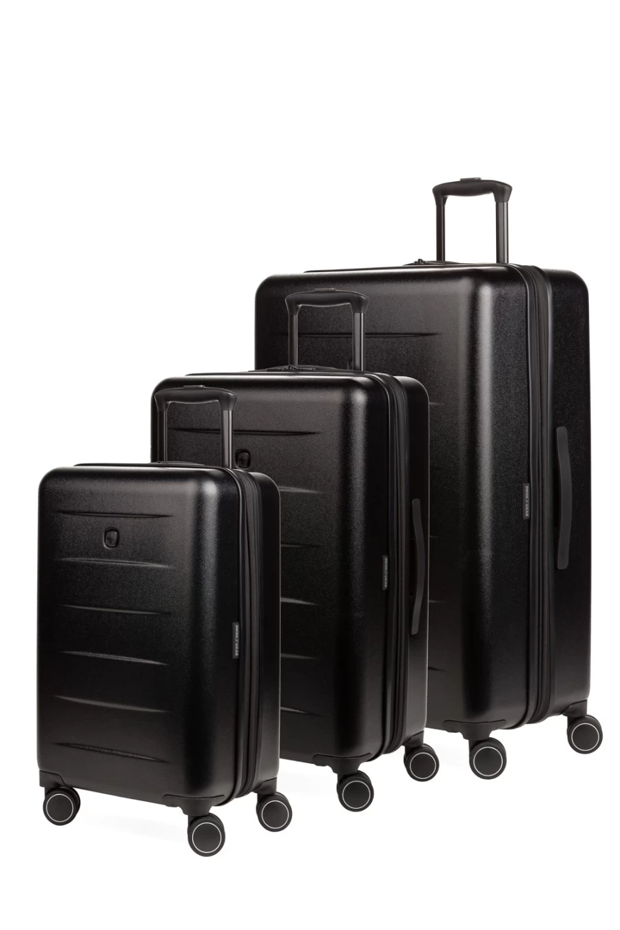 SWISSGEAR 8020 3-Piece Expandable Hardshell Spinner Luggage Set with TSA Lock