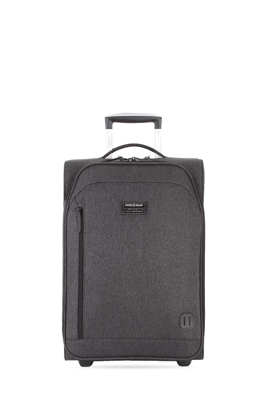 SWISSGEAR 20-Inch Carry On Luggage - Lightweight Durable Hardshell Suitcase with Spinner Wheels, Dark Gray Cabin Bag for Travel