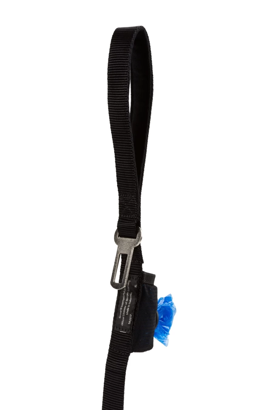 SWISSGEAR 3317 Heavy-Duty Multifunctional Dog Leash for Large Dogs - Adjustable Reflective Pet Lead with Comfortable Handle, Black