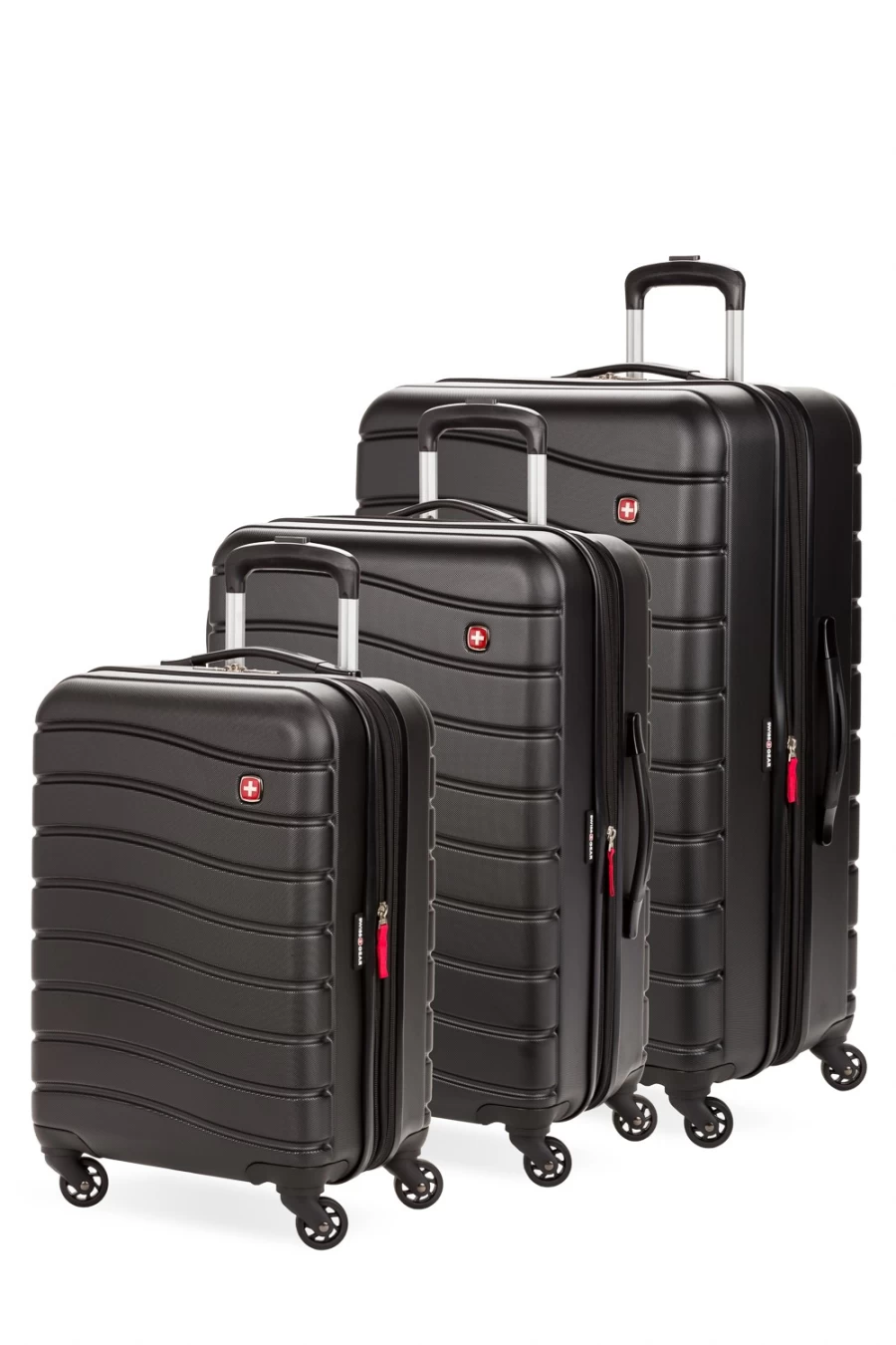 SWISSGEAR 7790 3-Piece Expandable Hardshell Spinner Luggage Set with TSA Lock, Lightweight Suitcase for Travel