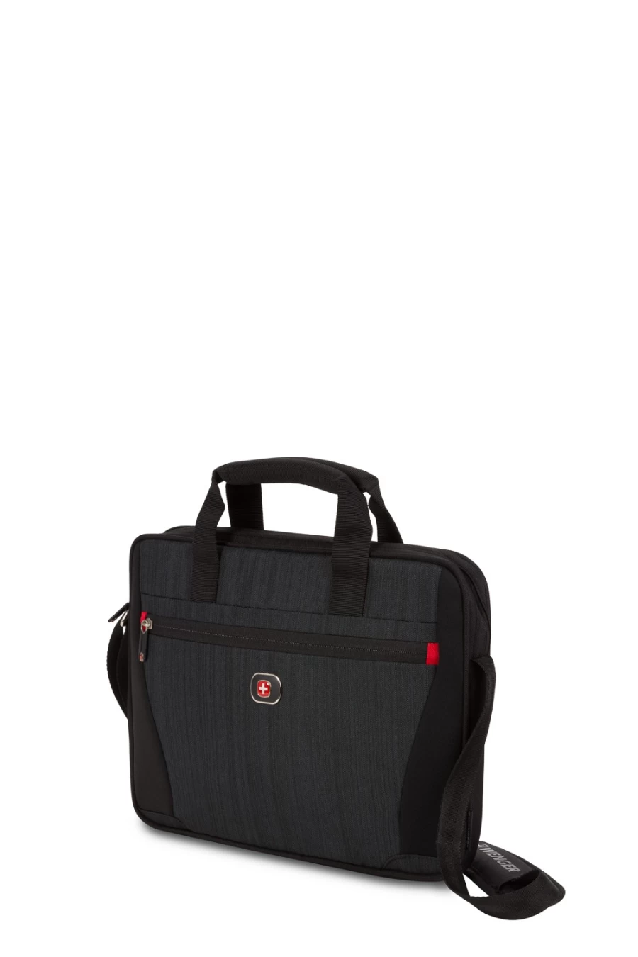 SWISSGEAR 14 Inch Laptop Slim Case - Dark Brushed Slate Lightweight Durable Laptop Bag for Business & Travel