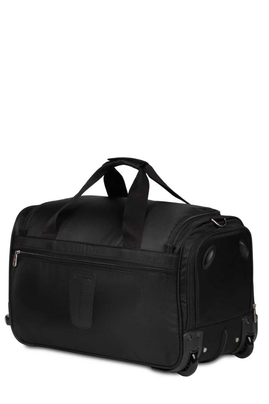SWISSGEAR 22-Inch Rolling Duffel Bag - Black, Wenger Identity Series, Travel Luggage with Wheels