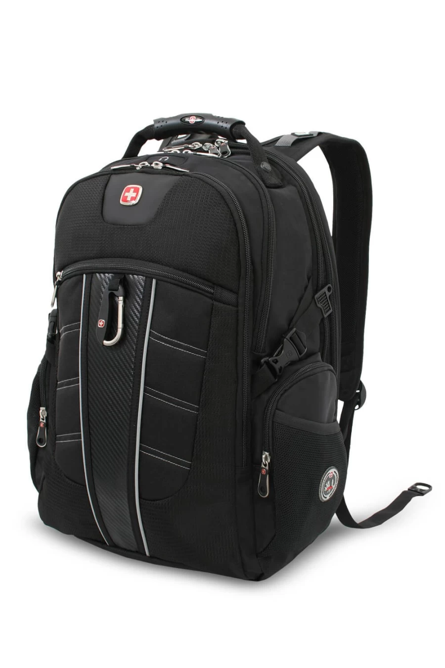 SWISSGEAR Scansmart 1753 Anti-Theft Laptop Backpack with USB Charging Port, TSA-Friendly Design for Travel & Business, 17-Inch Laptop Compartment, Durable Carry-On Backpack