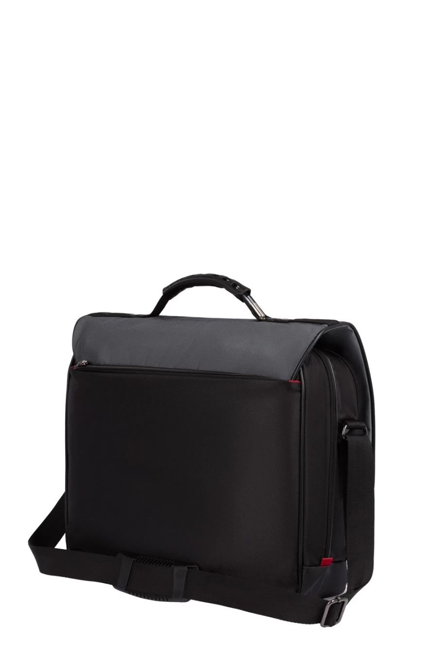 SWISSGEAR Saturn Laptop Messenger Bag for Business & Travel - Durable Black/Gray Computer Briefcase