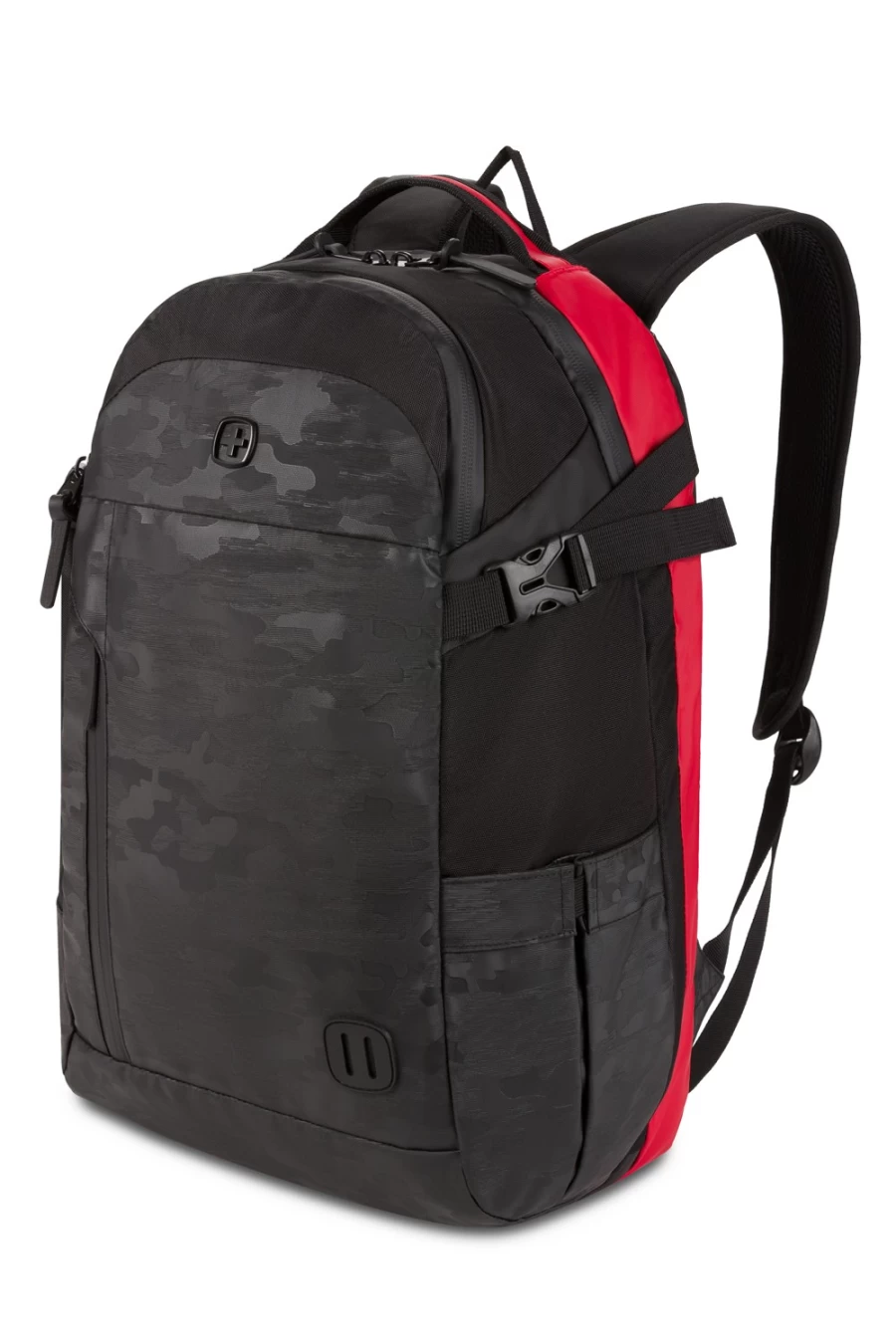 SWISSGEAR 5625 Camo Noir Laptop Backpack - Durable 15.6 Inch Travel Backpack with USB Charging Port, Spacious Weekend Business Computer Bag for Men & Women