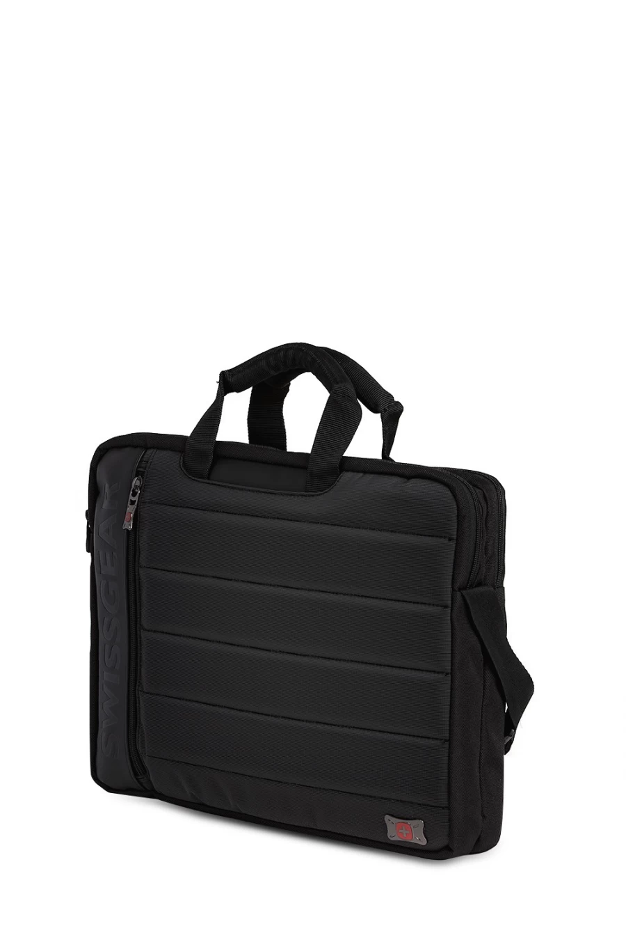 SWISSGEAR Anthem 17 Inch Slim Laptop Backpack - Lightweight Business Travel Computer Bag in Black & Gray