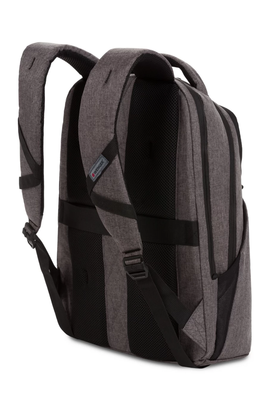 SWISSGEAR 16 Inch Laptop Backpack for Men & Women - Durable Travel Backpack with USB Charging Port, Charcoal Heather, Wenger Moveup Design