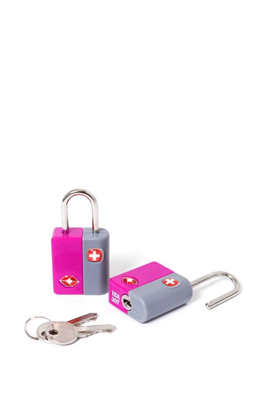 SWISSGEAR TSA Approved Luggage Locks Twin Pack - Secure Travel Key Locks for Suitcases & Bags