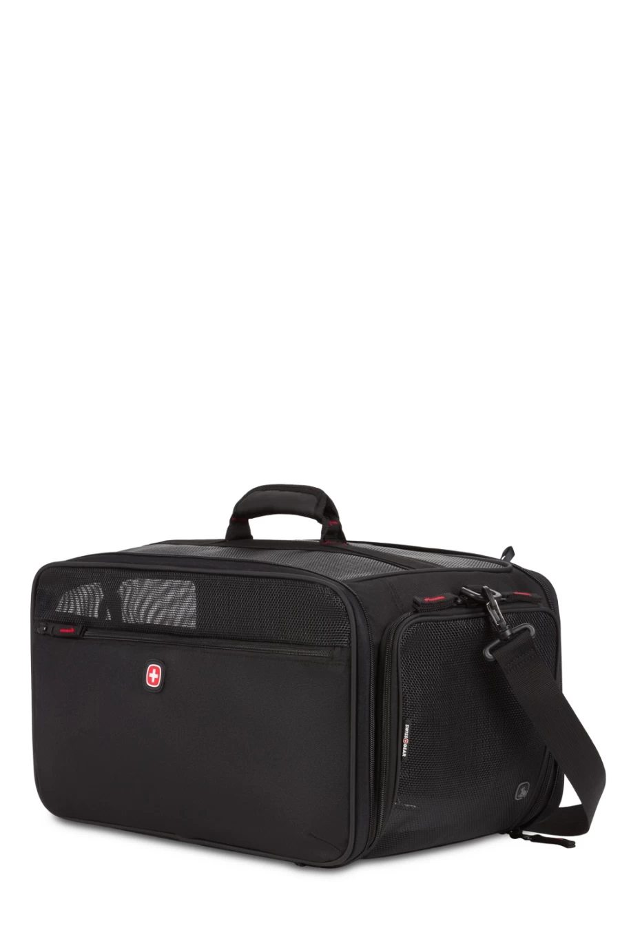 SWISSGEAR 3323 Airline Approved Pet Carrier for Dogs and Cats - Lightweight Travel Carrier with Ventilation Mesh, Carry-On compliant
