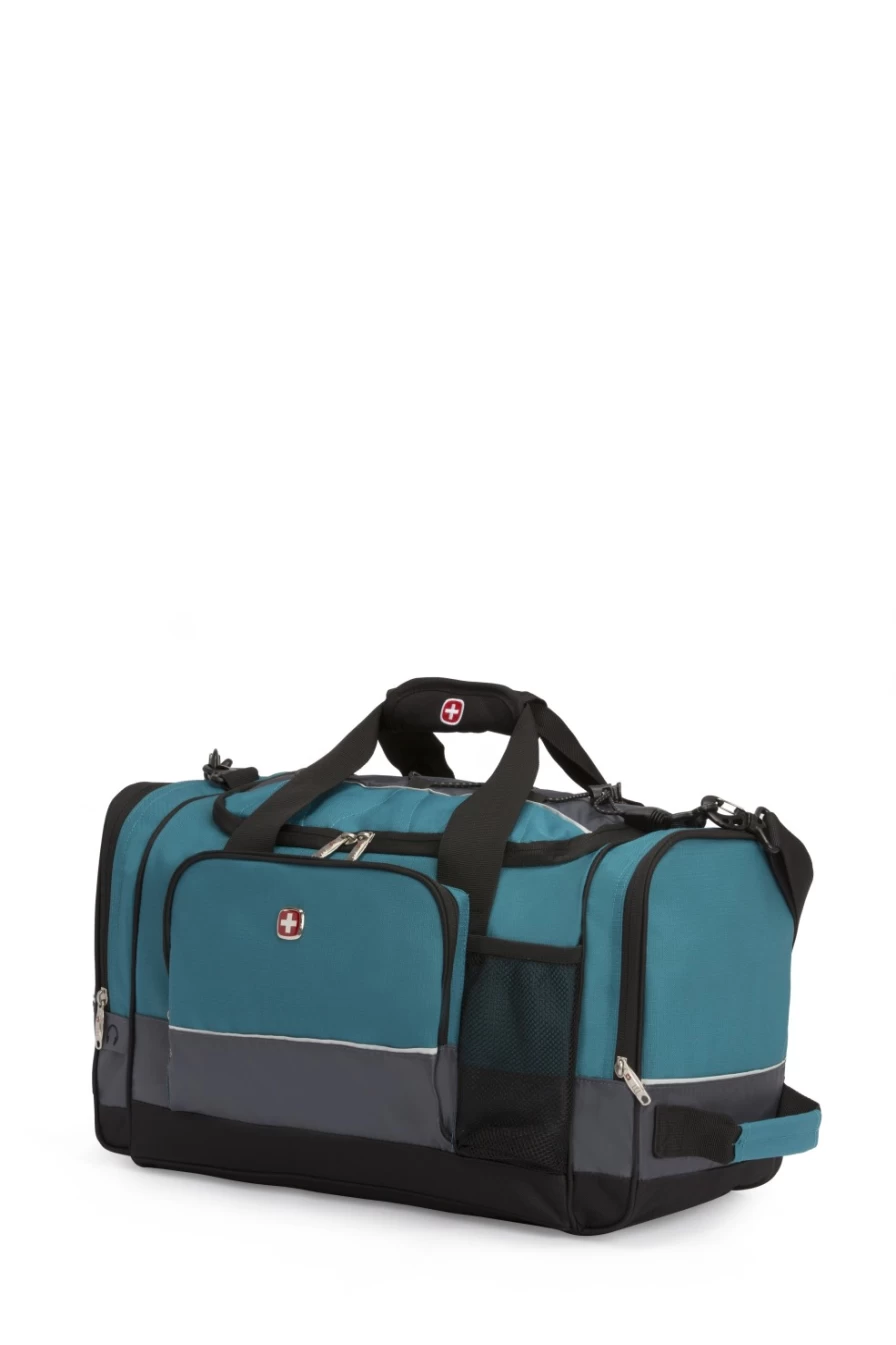 SWISSGEAR 9000 Apex 20-Inch Duffle Bag - Durable Sports Travel Gear for Gym & Weekend Trips