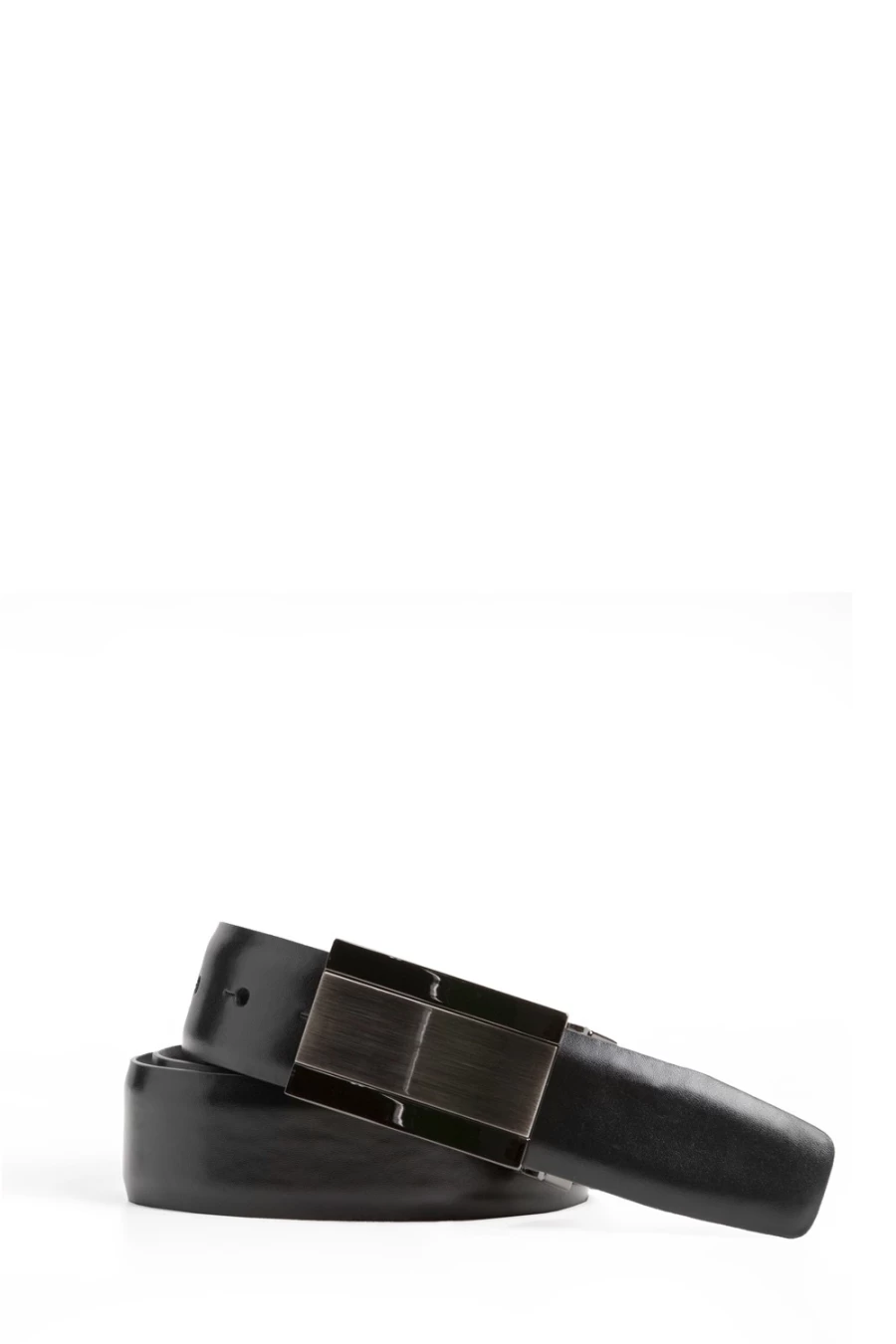 SWISSGEAR Reversible Leather Belt for Men - Black & Brown with Solid Buckle, Durable Stylish Unisex Design