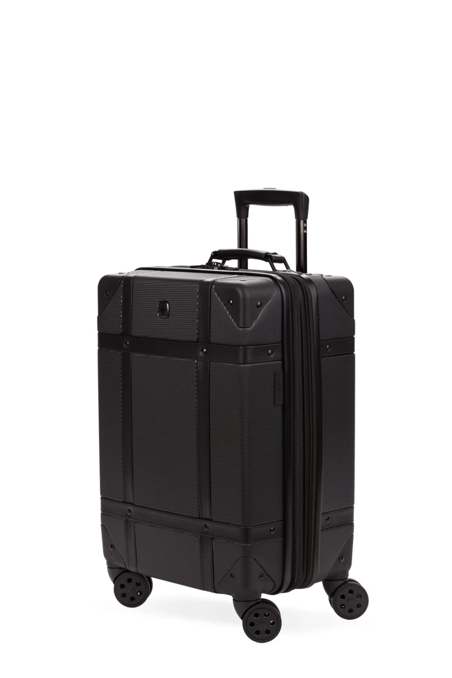 SWISSGEAR 7739 19" Expandable Carry-On Spinner Luggage with Trunk Design for Travel