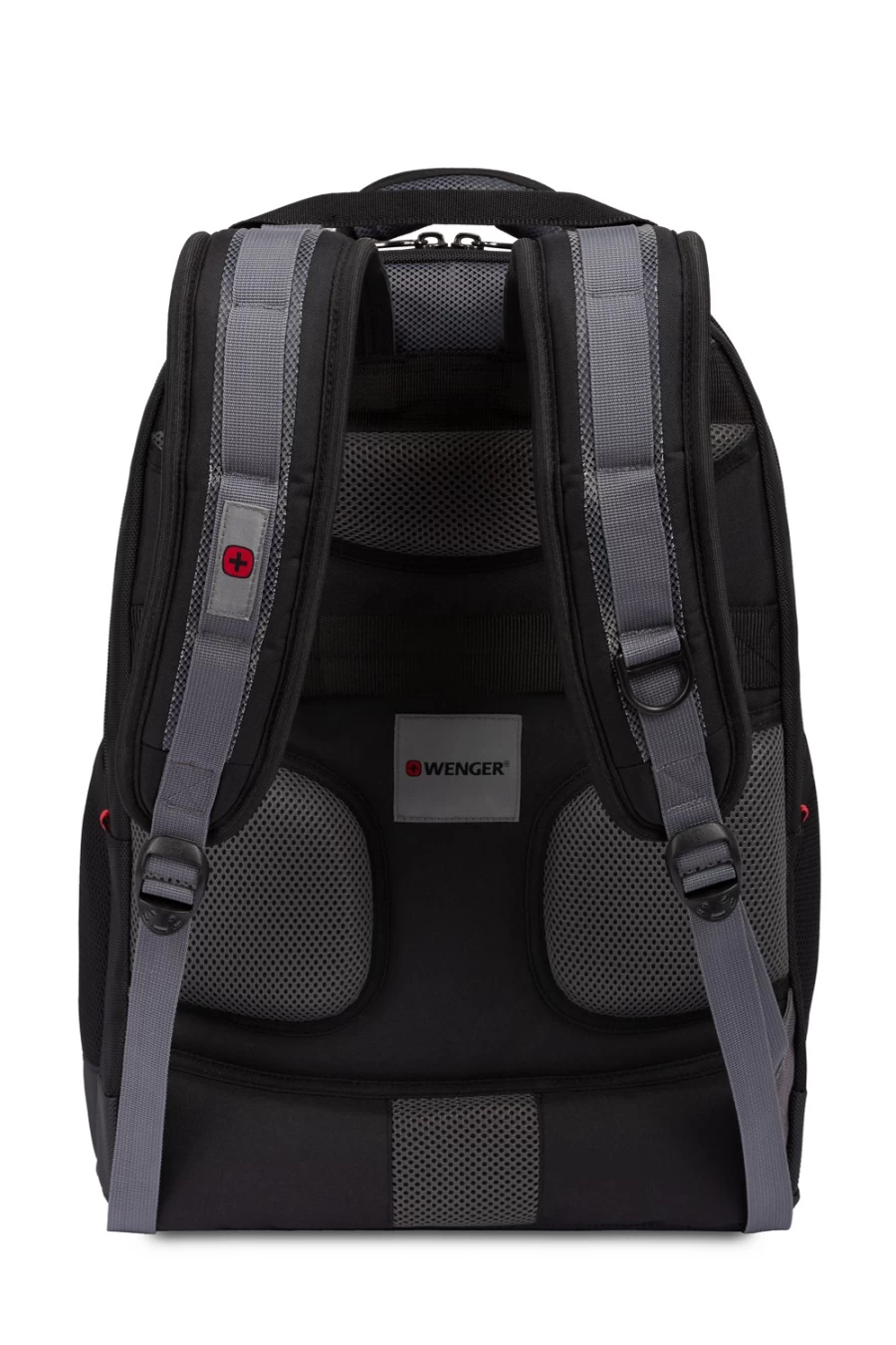 SWISSGEAR 16 Inch Laptop Backpack for Men & Women - Black/Gray Professional Business Travel Backpack with USB Charging Port, Durable Water-Resistant Design, Spacious Compartments for Work & School