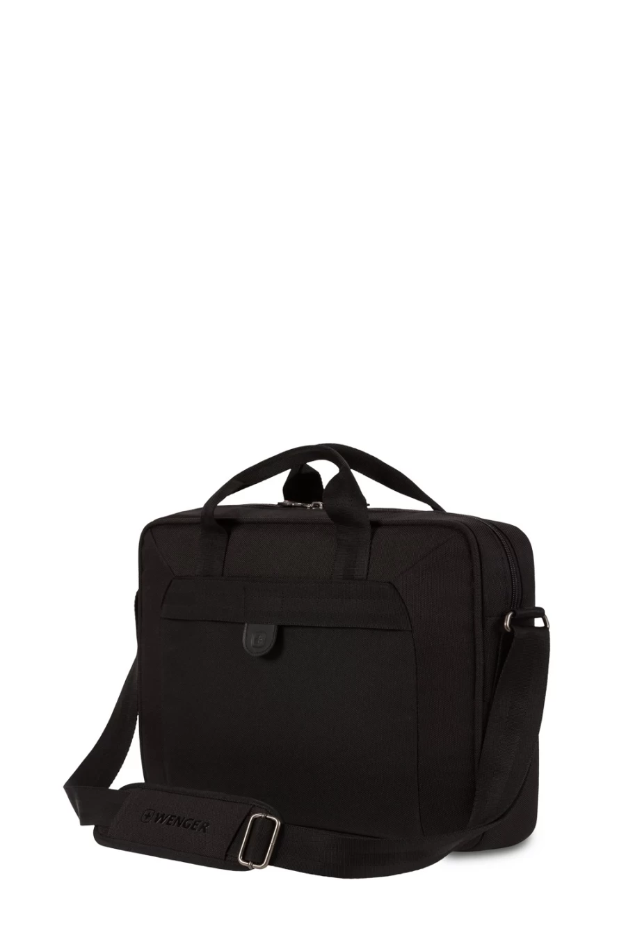 SWISSGEAR 16 Inch Laptop Slim Case - Lightweight & Durable Black Backpack for Business & Travel