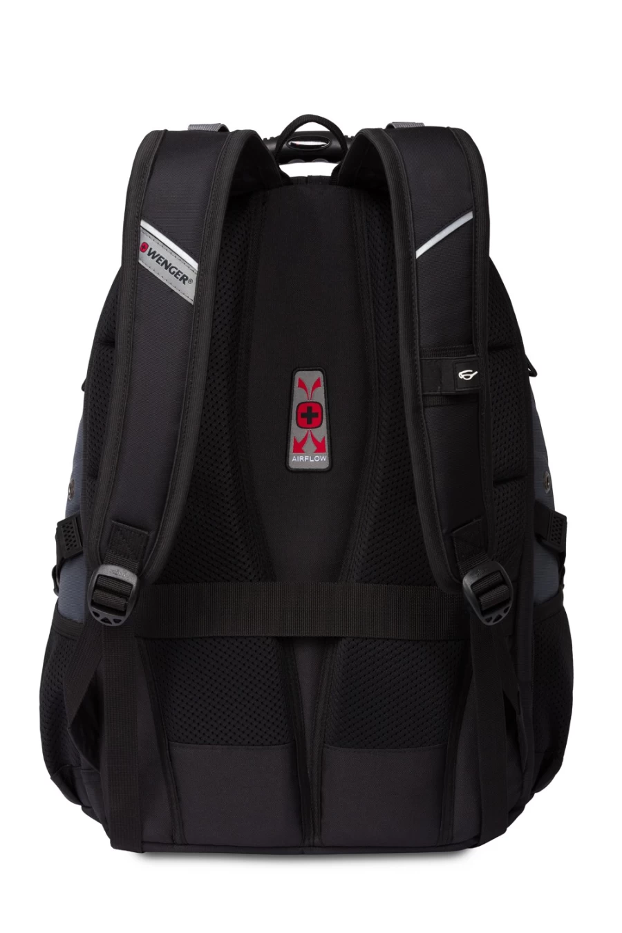 SWISSGEAR Scansmart Laptop Backpack - Wenger Legend Series, Black/Gray, Business & Travel Laptop Bag