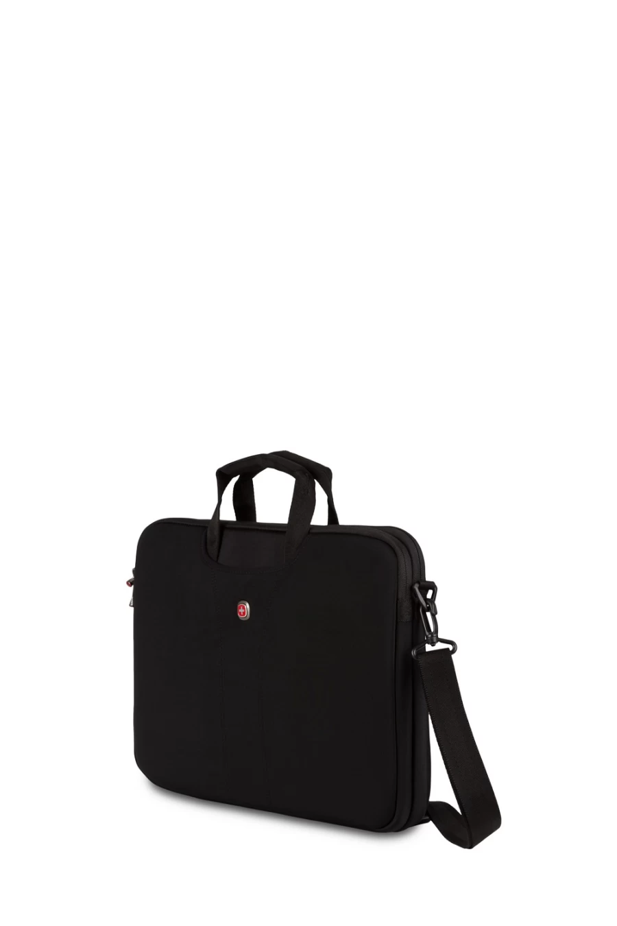 SWISSGEAR Legacy 16 Inch Ultra Slim Laptop Briefcase - Black Business Laptop Bag for Professionals